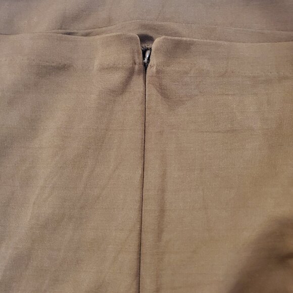 H&M CARAMEL BROWN TWO WAY BODY CON MAXI DRESS WOMEN SIZE 10 - Picture 8 of 9